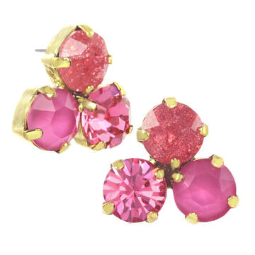 Ines Pink ICE Earrings