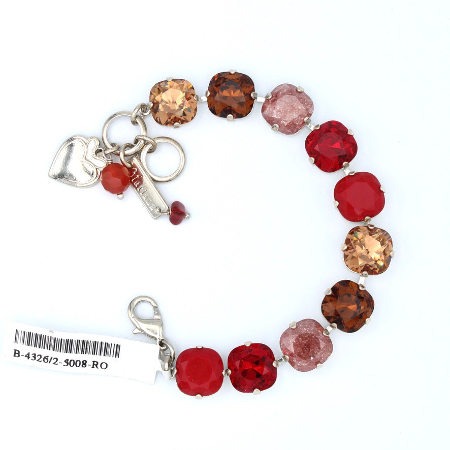 Bonfire 12MM Cushion Cut Bracelet