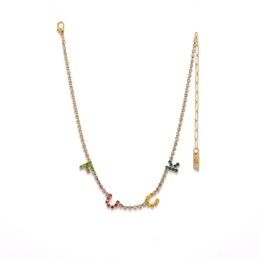 F.#.C.K. Necklace in Watermelon