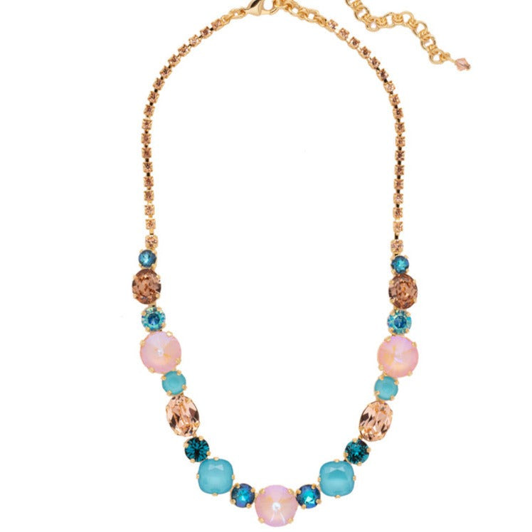 South Pacific Statement Necklace in Bright Gold by Sorrelli - MaryTyke's