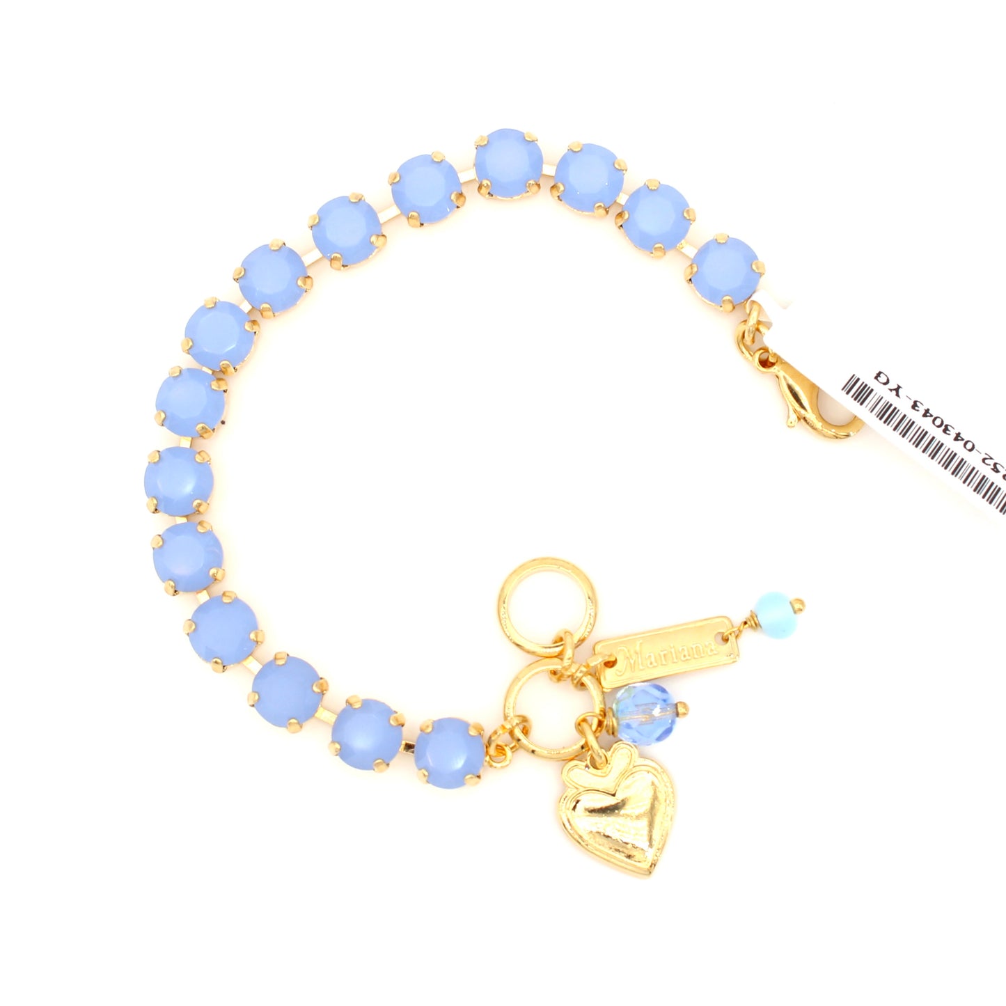 Air Blue Opal Medium Everyday Bracelet in Gold