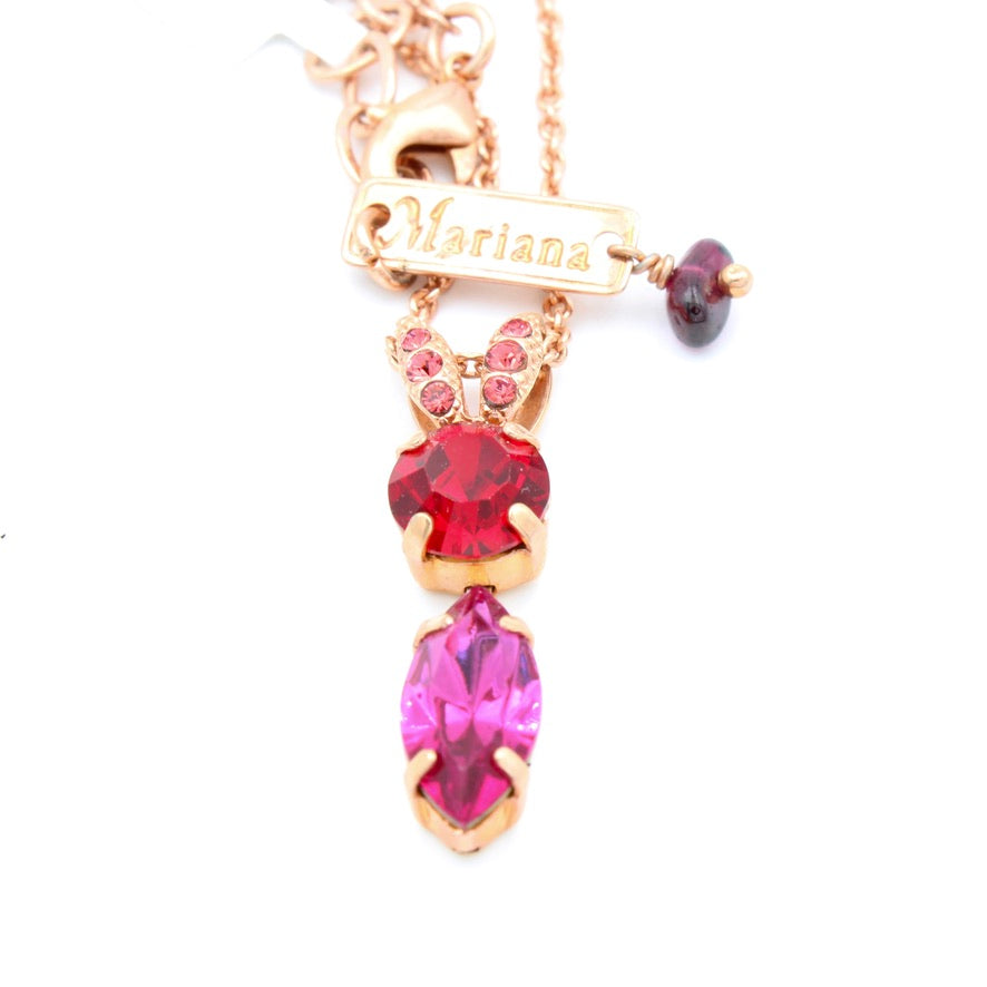 Xenia Collection Pendant Necklace in Rose Gold - MaryTyke's