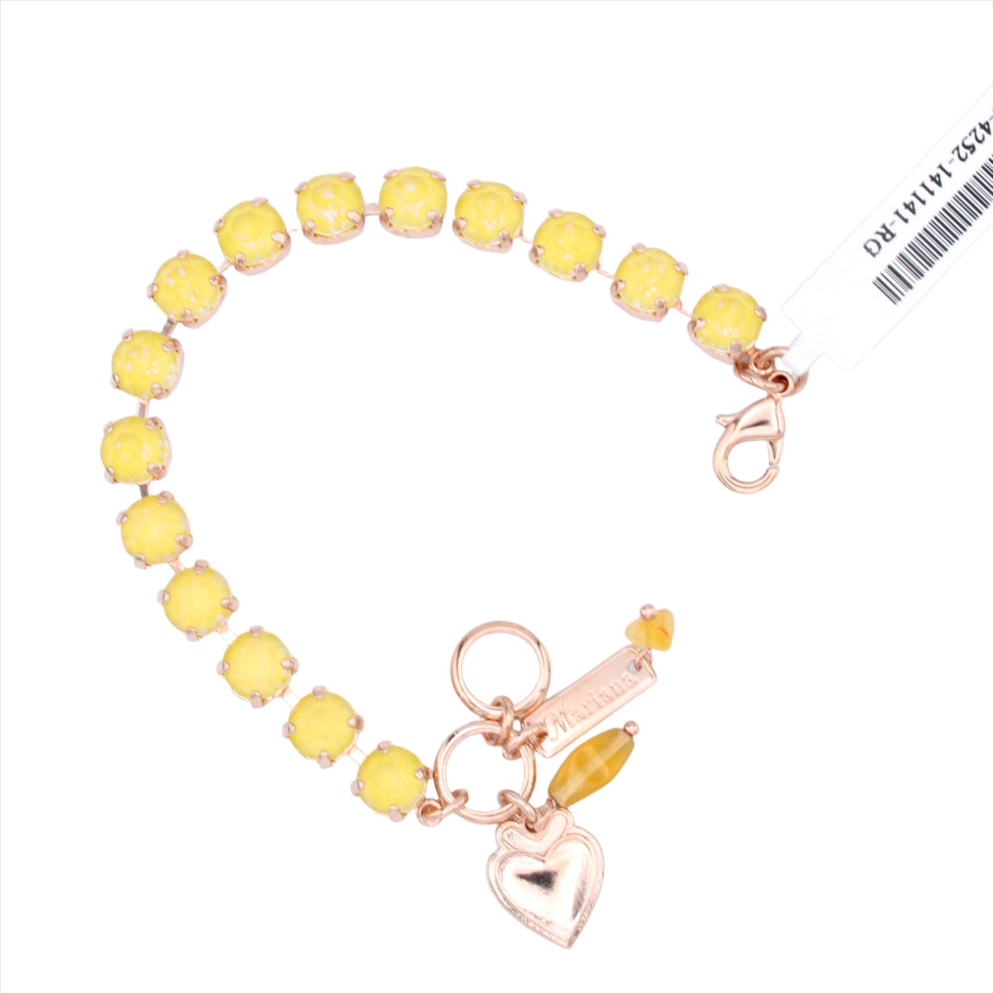 Yellow Sunkissed Must Have Everyday Bracelet in Rose Gold