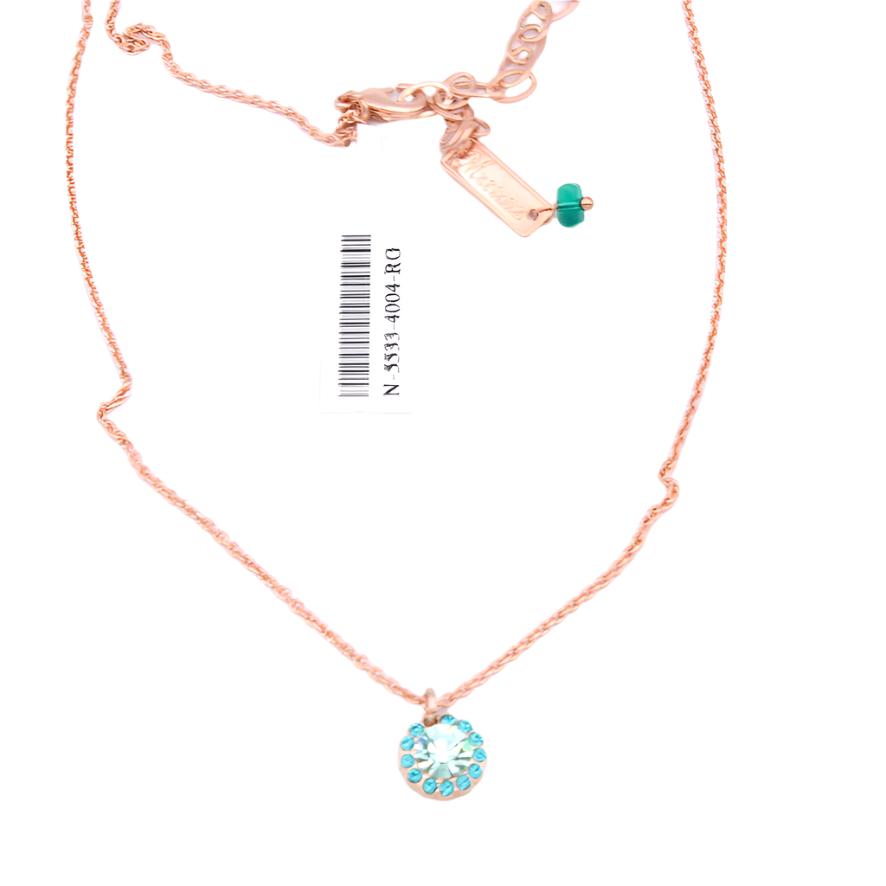 Ivy Villa Flower Pendant in Rose Gold