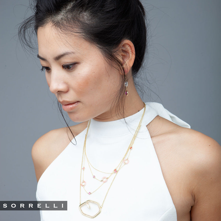 Radiant Rows Necklace in Island Sun by Sorrelli