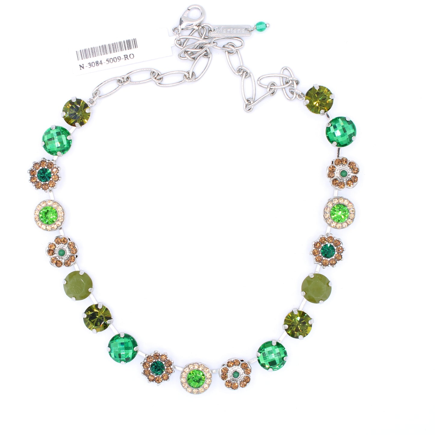 Evergreen Large Rosette Necklace