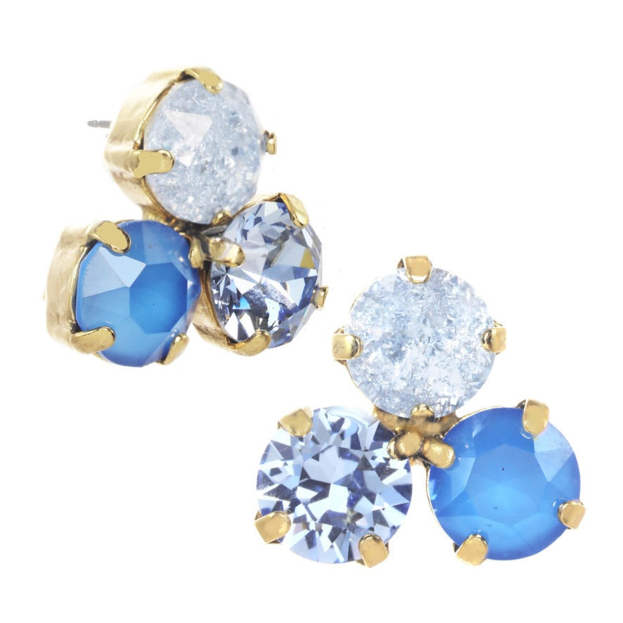 Ines Blue ICE Earrings