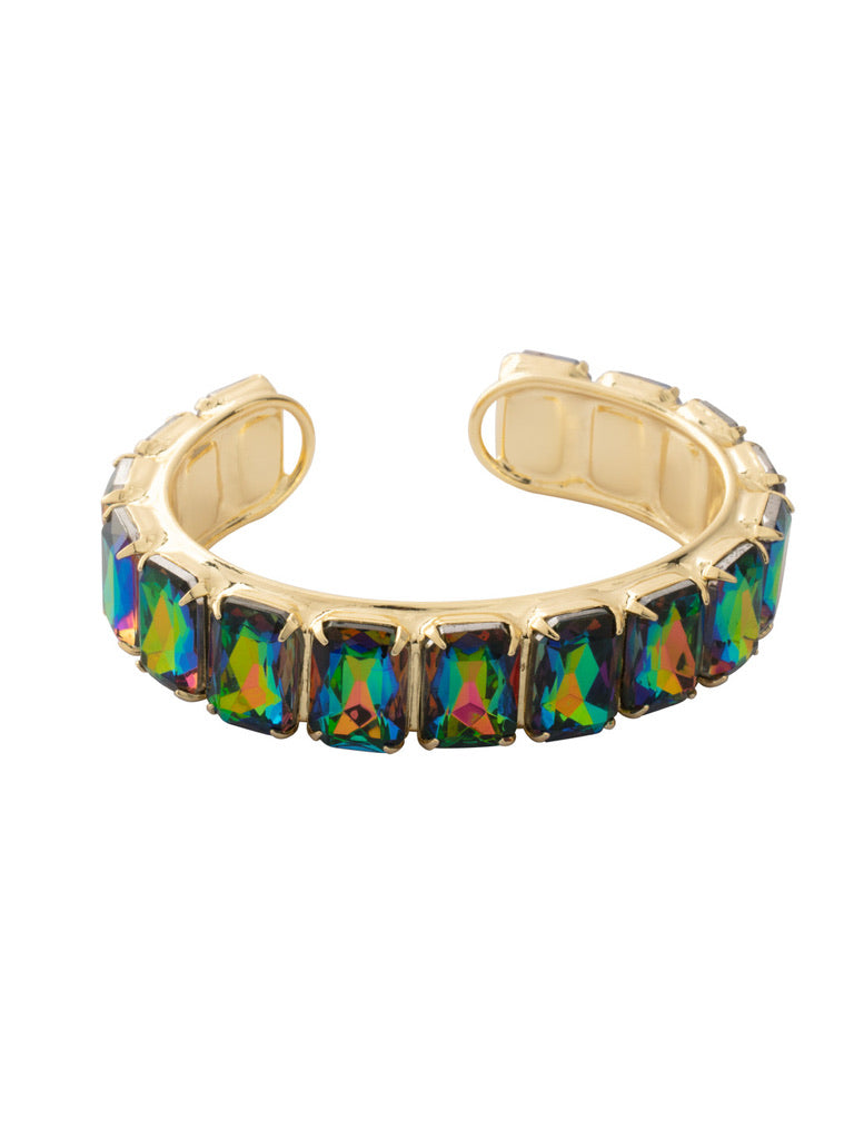 Julianna Emerald Cut Cuff Bracelet in Volcano by Sorrelli
