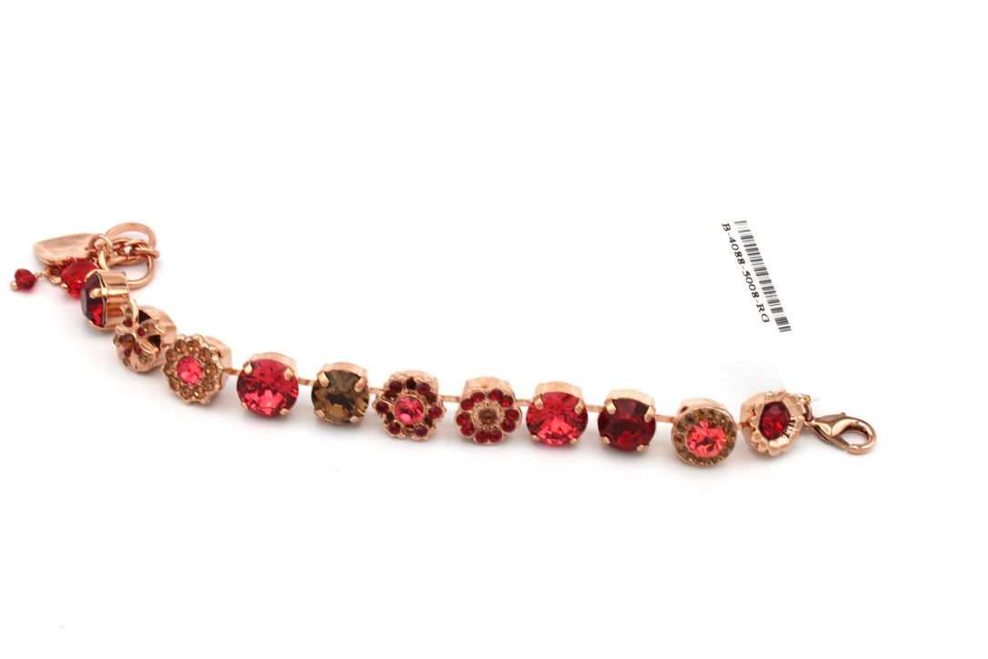 Bonfire 11MM Bow Bracelet in Rose Gold
