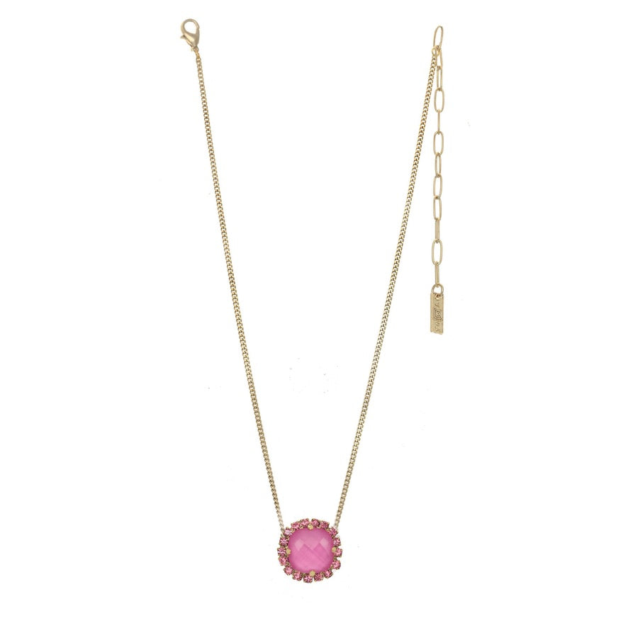 Cambrie Necklace in Pink