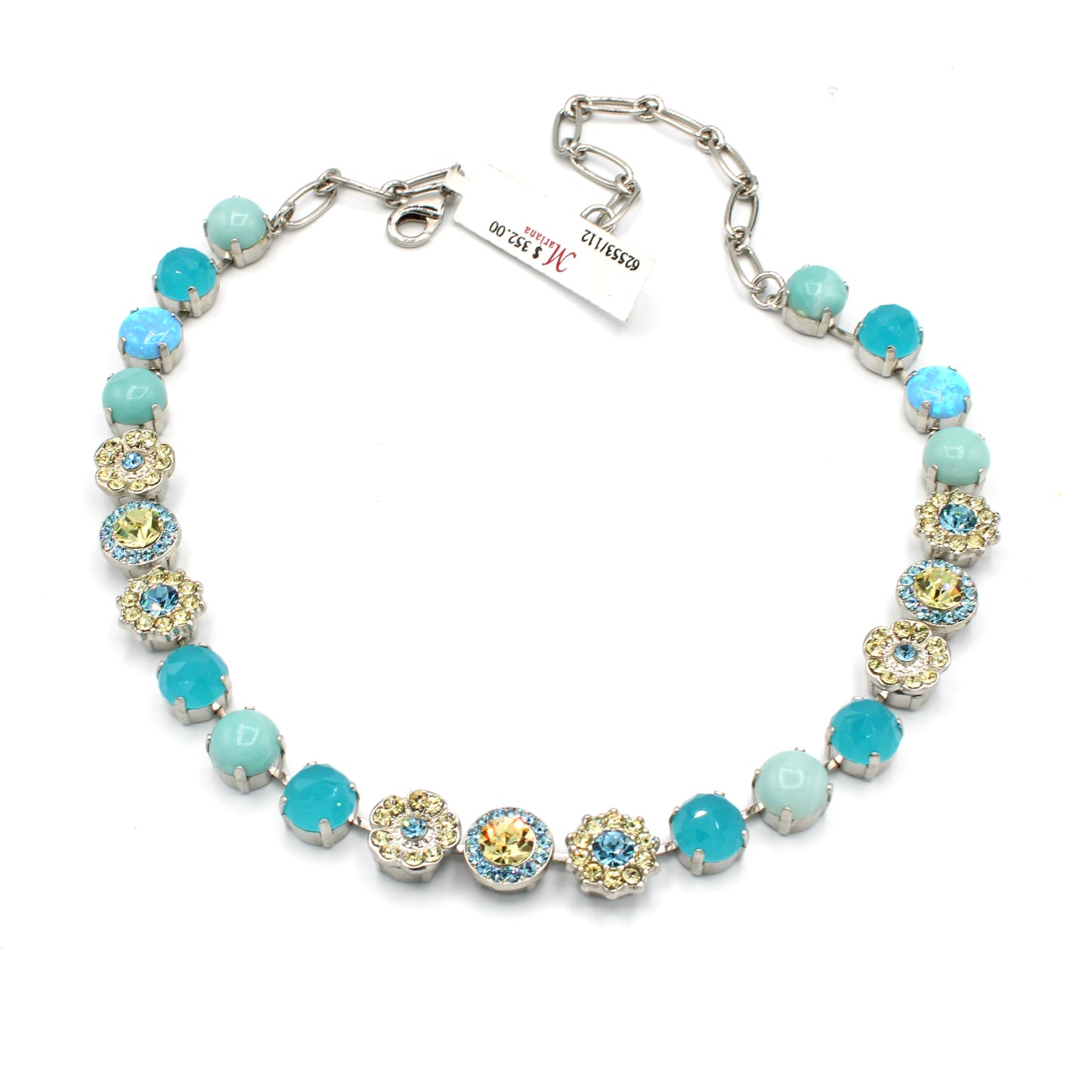 Aqua Vista Large Elemental Necklace - MaryTyke's