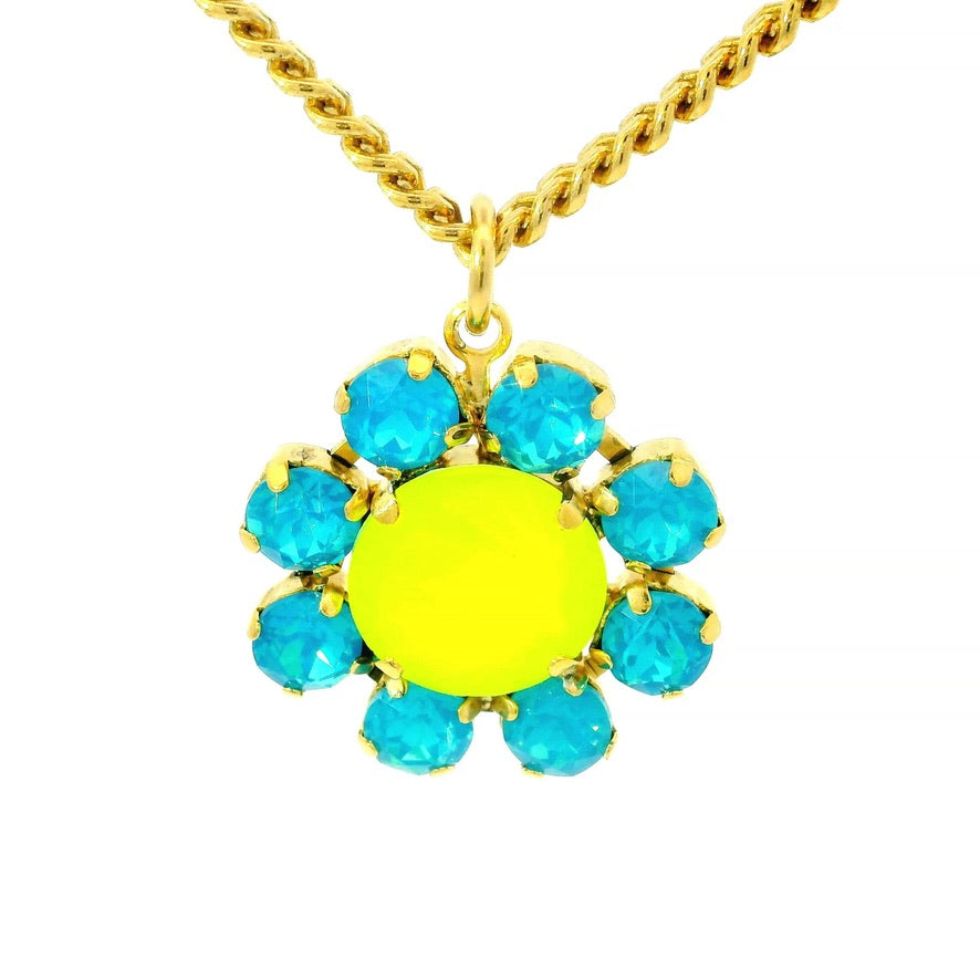 Twiggy Plus Necklace in Caribbean Blue