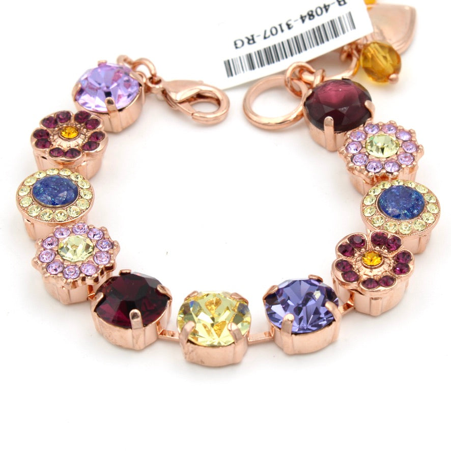 Sunrise Collection Large Rosette Bracelet in Rose Gold