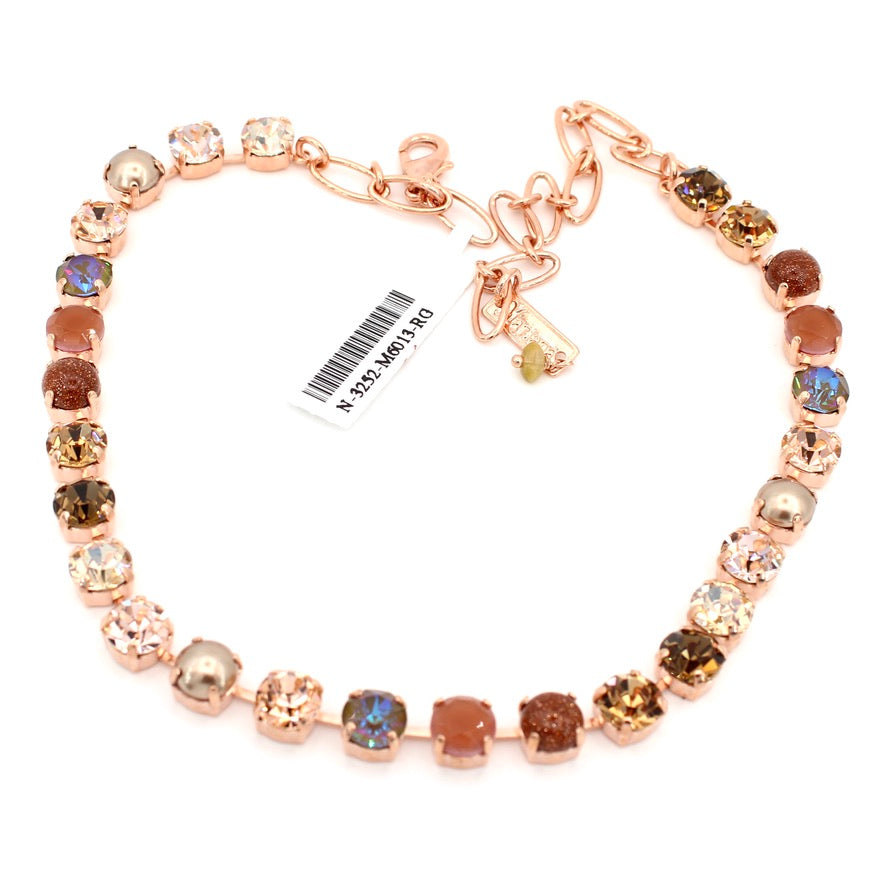 Amaretto Collection Medium Everyday Necklace in Rose Gold