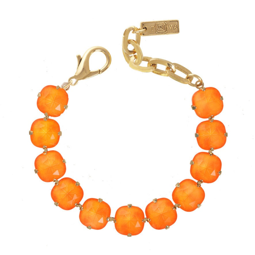 Indra Bracelet in Electric Orange - MaryTyke's