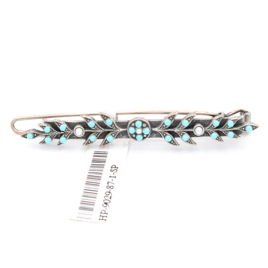 Polar Paradise Collection Barrette in Silver Plating - MaryTyke's