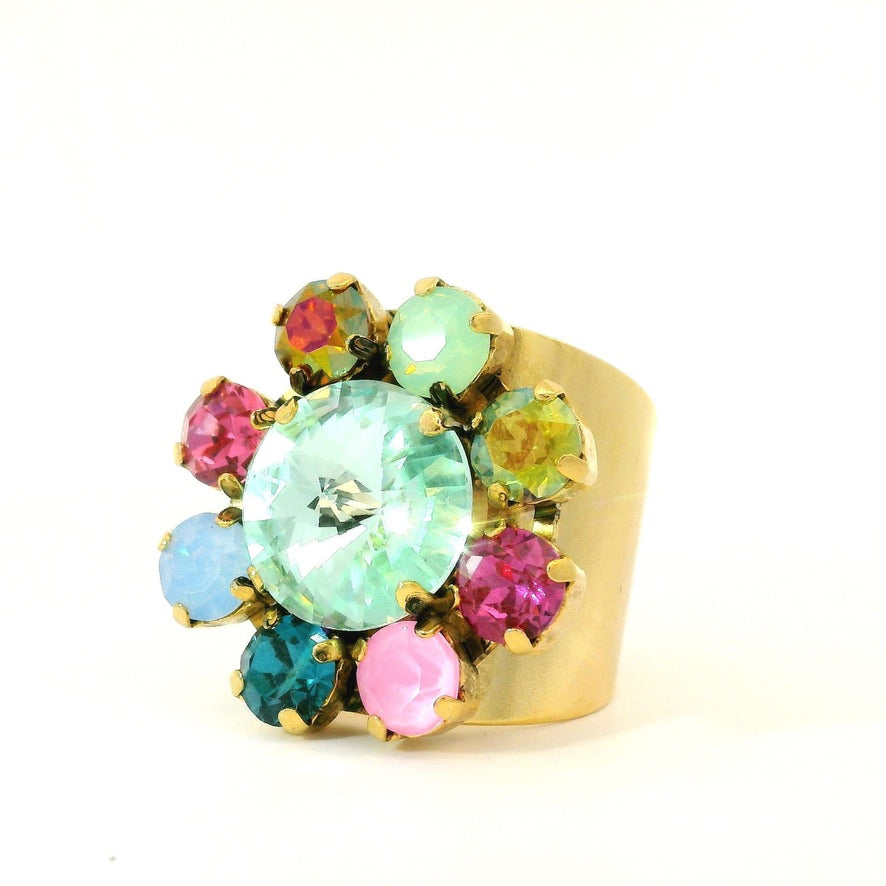 Twiggy Plus Ring in Watermelon Pastel