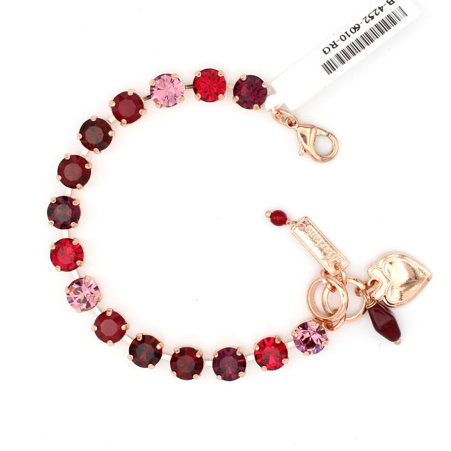 Cranberry Crush Medium Everyday Bracelet in Rose Gold