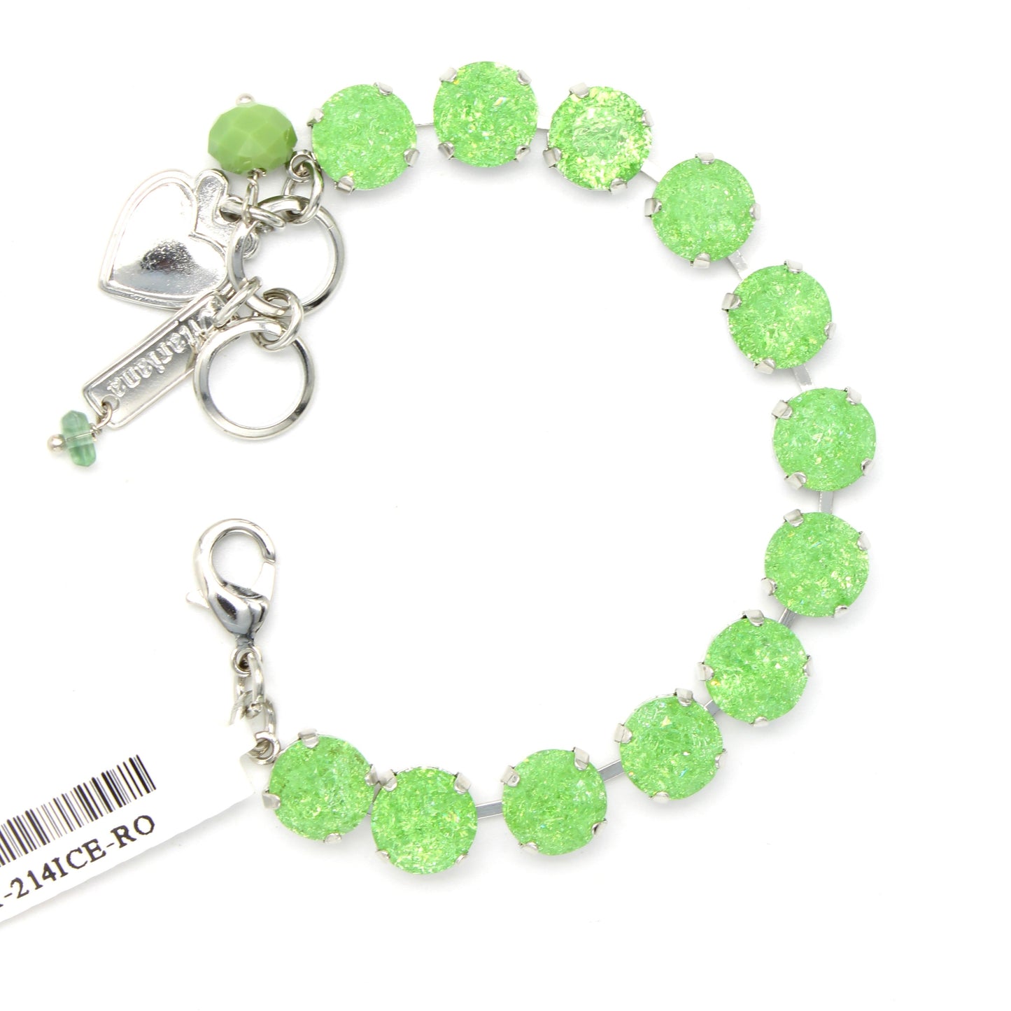Peridot Ice 10MM Large Everyday Bracelet - MaryTyke's