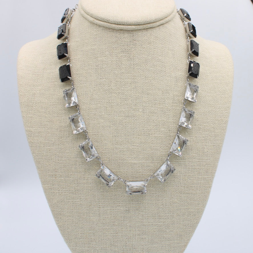 Julianna Mini Emerald Cut Statement Necklace