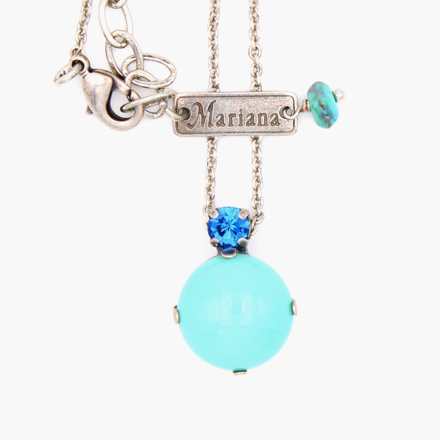 Round Pendant in Silver Plating - MaryTyke's