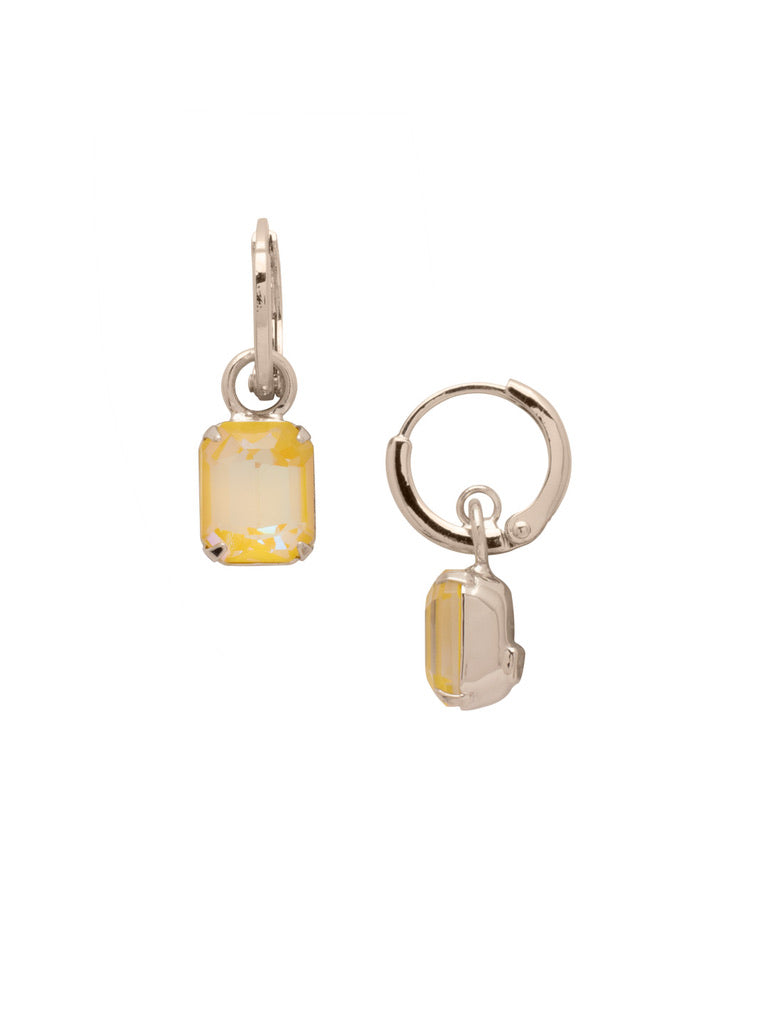 Light Topaz Delite Huggie Hoop Earrings by Sorrelli