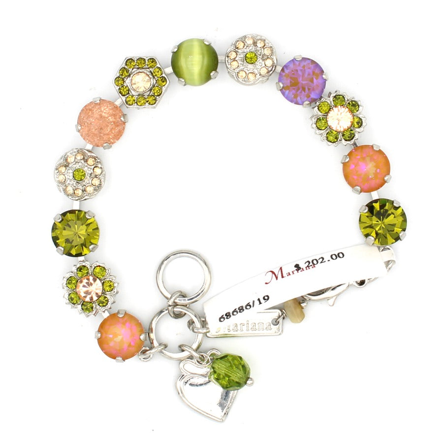 Olive Garnish Collection Large Cluster Bracelet
