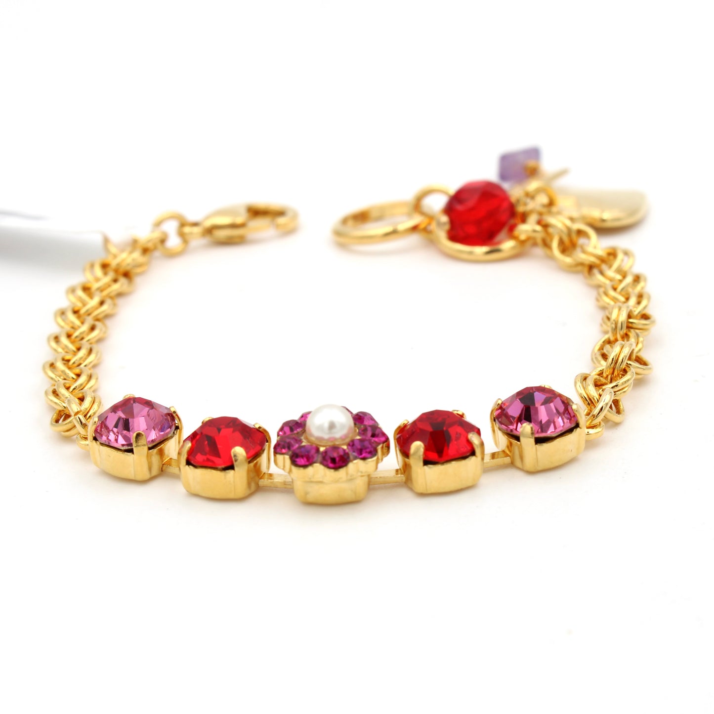 Roxanne Collection Must Have Blossom Chain Bracelet in Gold - MaryTyke's