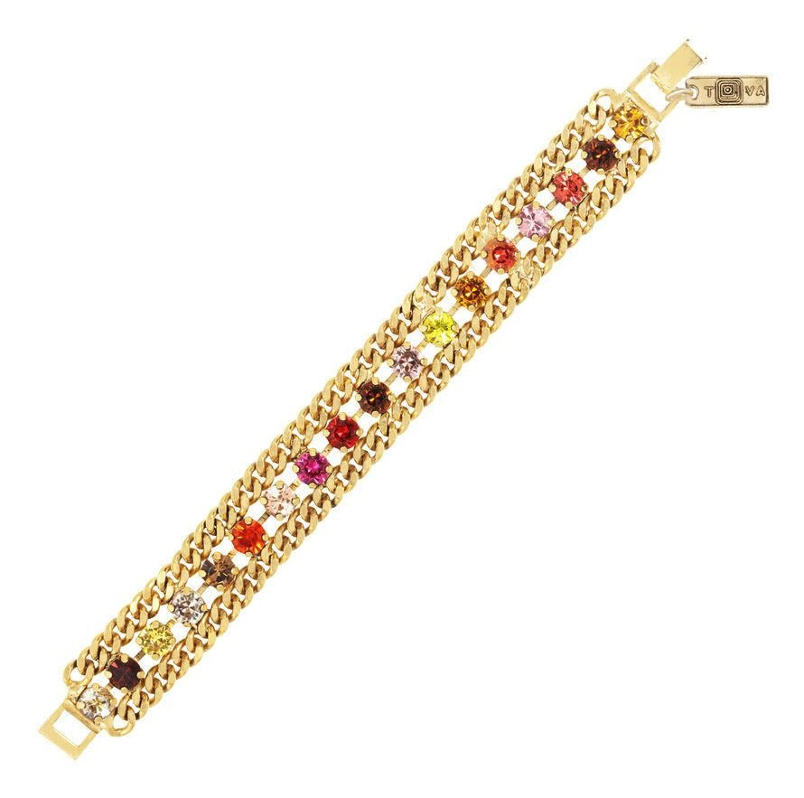 Maeve Multi Bracelet in Matte Gold