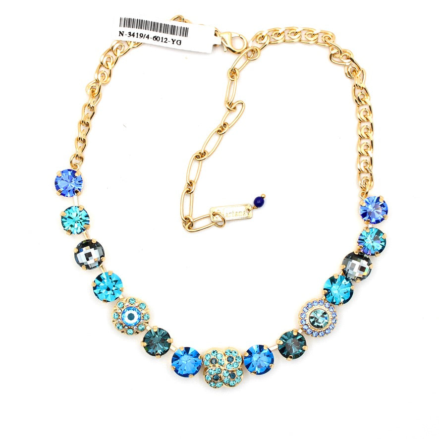 Countdown Gown Collection Large Clover Necklace in Gold