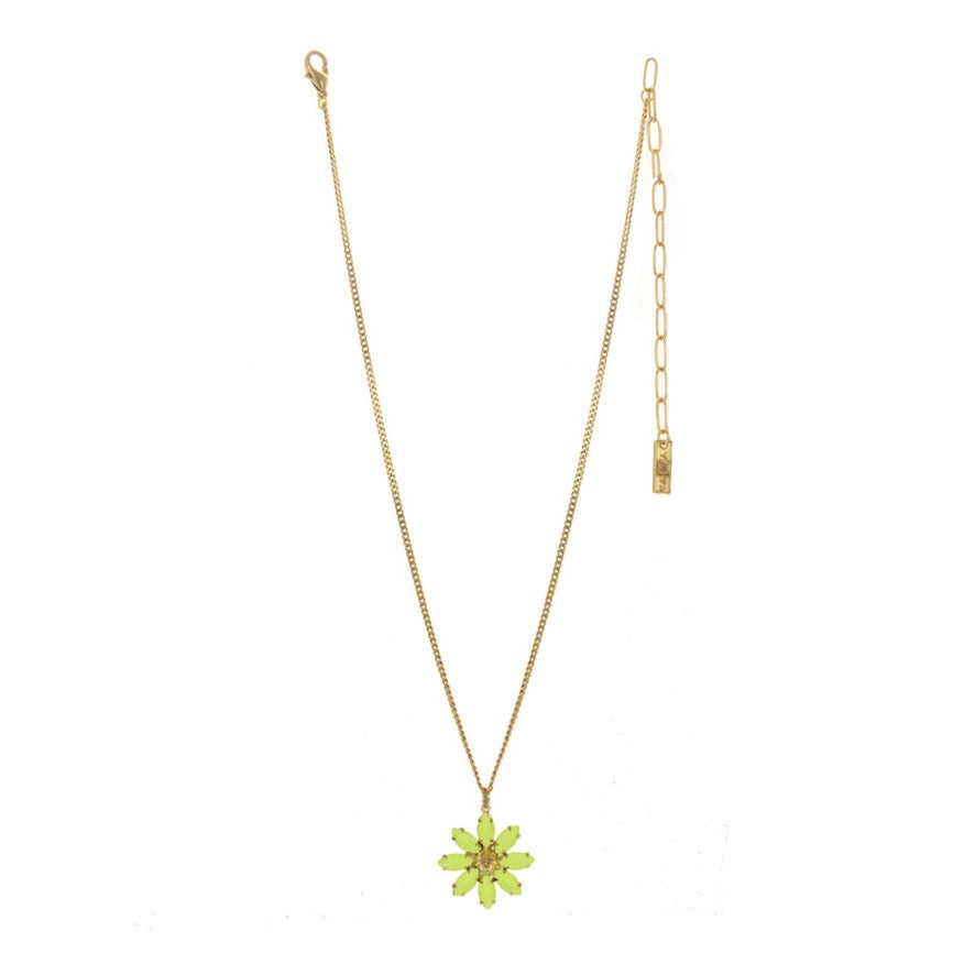 Mini Molly Necklace in Electric Yellow