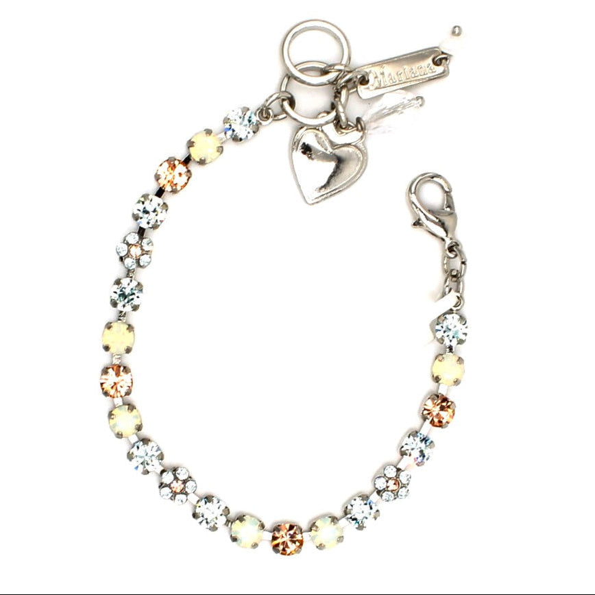 Sweet Pea Bracelet in Rhodium