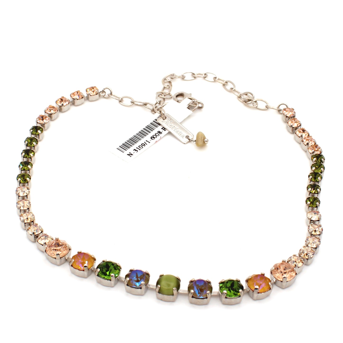 Olive Garnish Collection Graduated Everyday Necklace