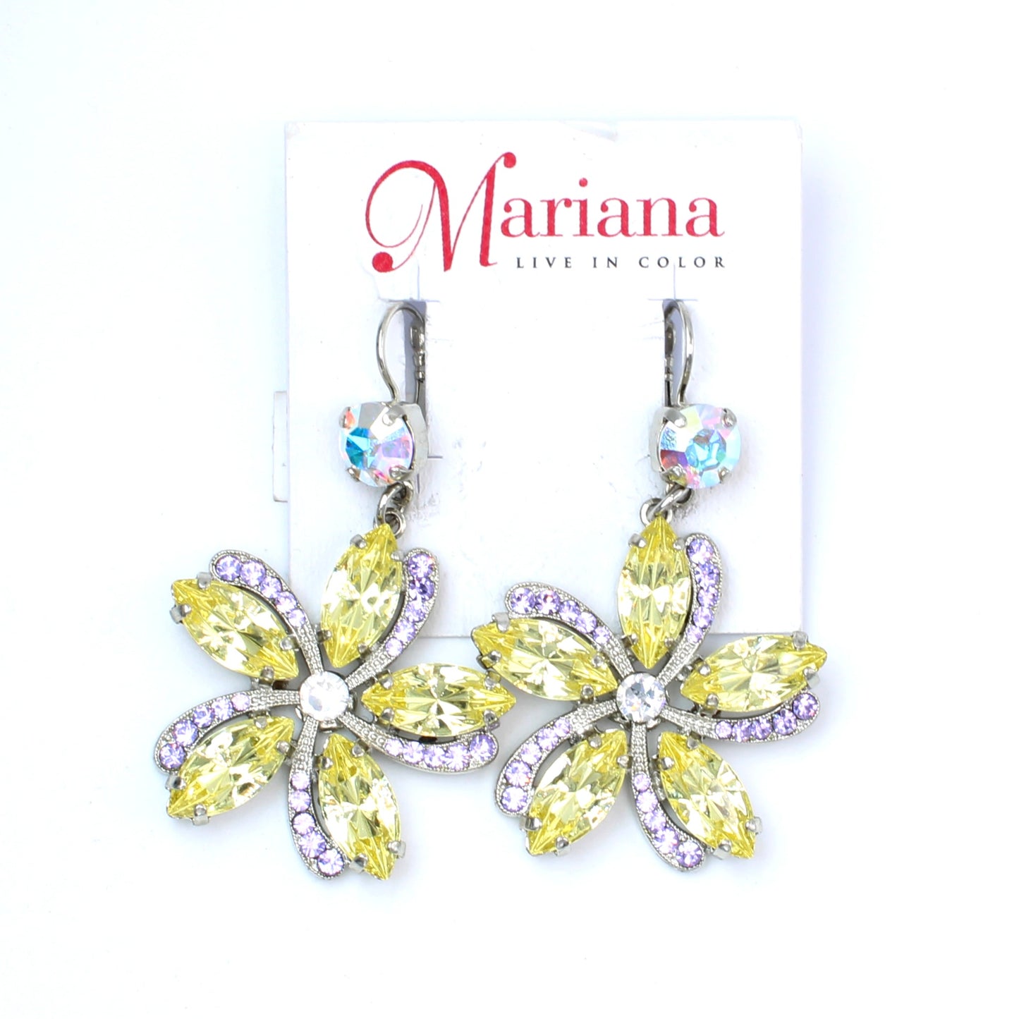 Dawn Collection Large Flower Earrings - MaryTyke's