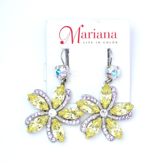 Dawn Collection  Large Flower Earrings