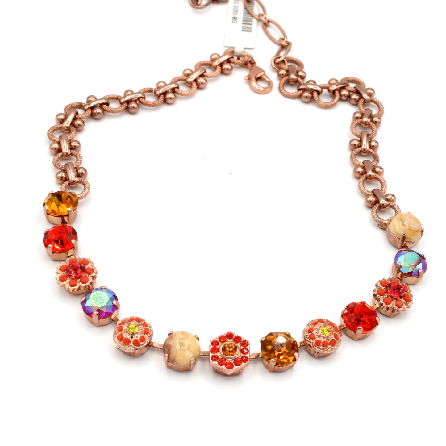 Strength Collection Ornate Necklace in Rose Gold - MaryTyke's