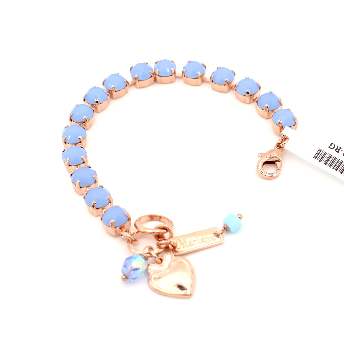 Air Blue Opal Medium Everyday Bracelet in Rose Gold