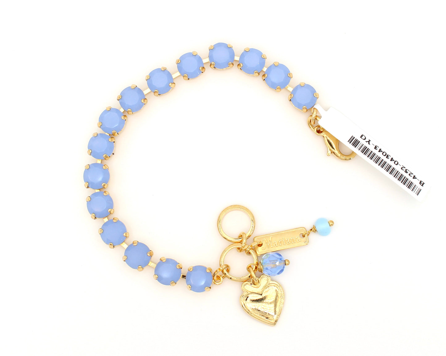 Air Blue Opal Medium Everyday Bracelet in Gold
