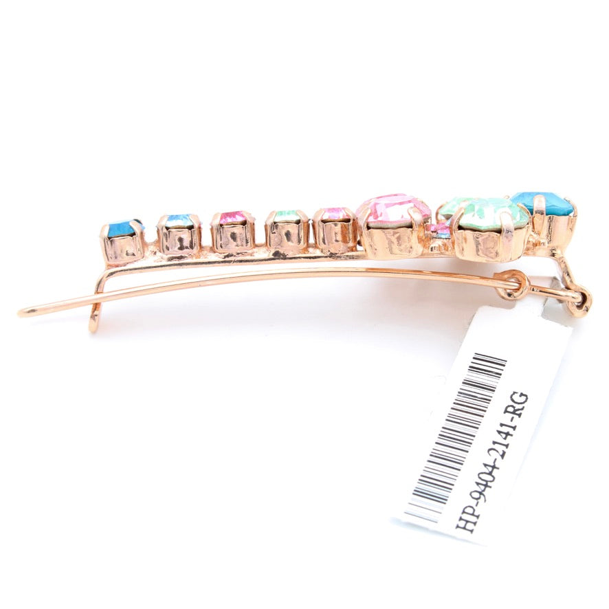 Spring Flowers Collection Flower Barrette in Rose Gold - MaryTyke's