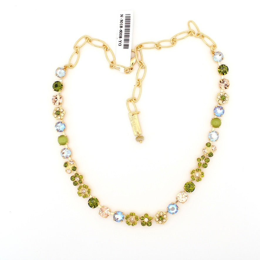 Olive Garnish Collection Medium Cluster Necklace in Gold