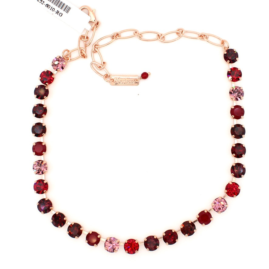 Cranberry Crush Medium Everyday Necklace in Rose Gold