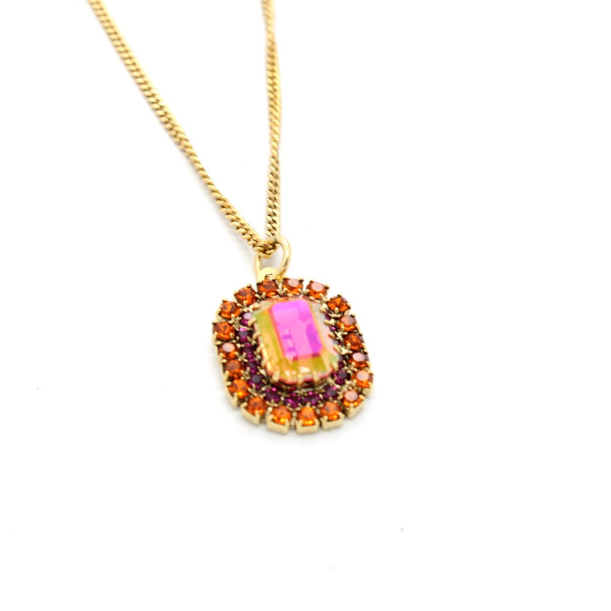 Emma Necklace in Rose Brandy
