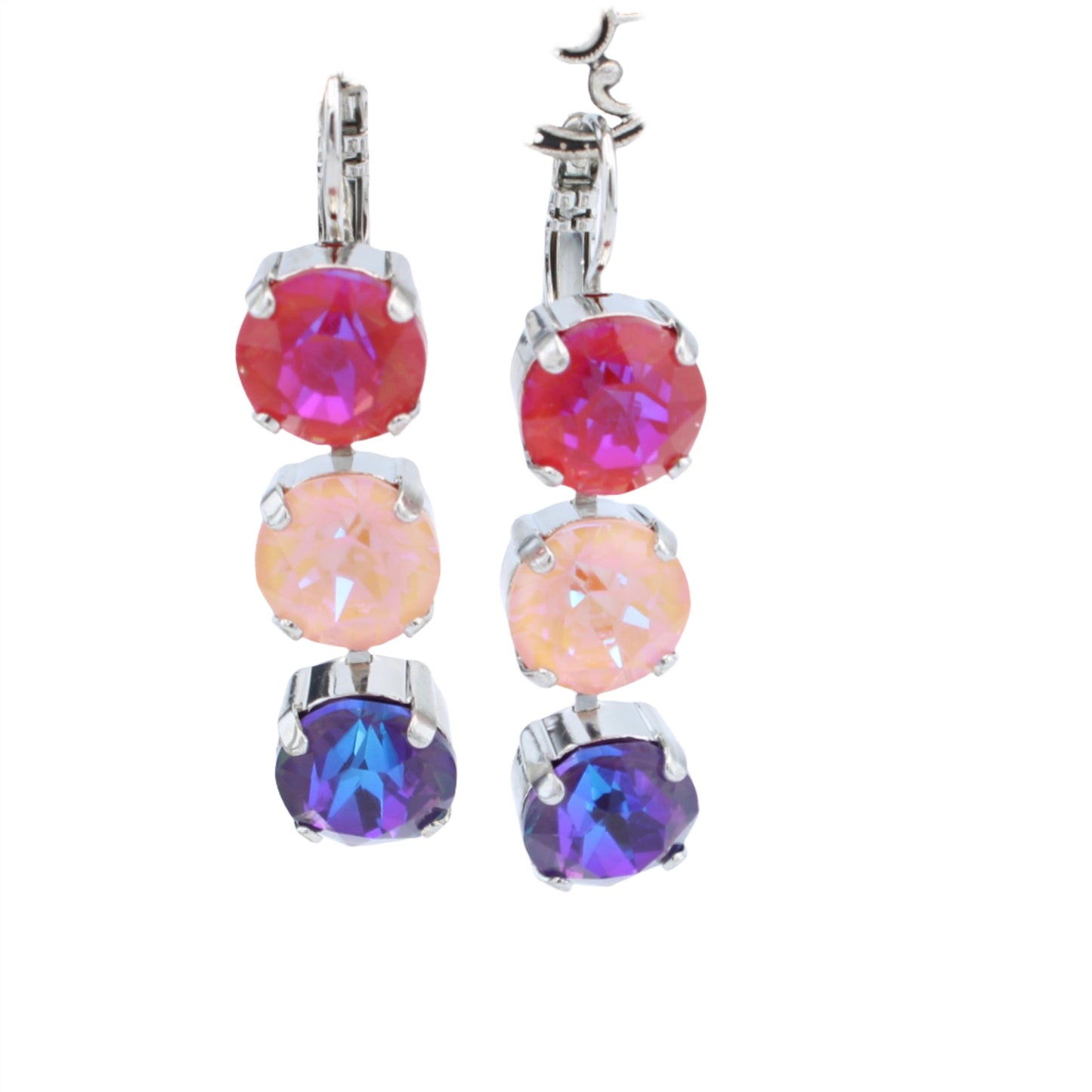 Candy Sunkissed Large Triple Stone Earrings