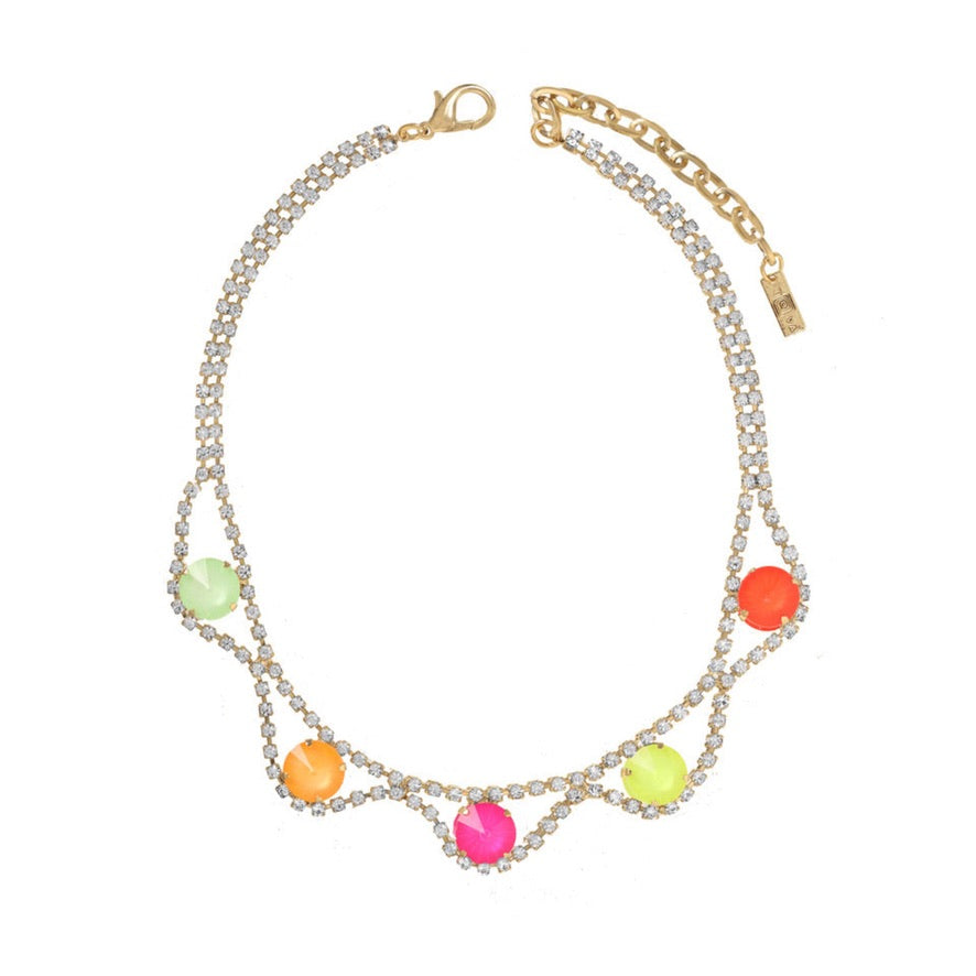 Wheeler Necklace in Electrics