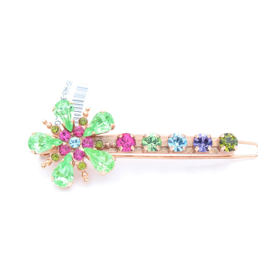 Cuba Collection Flower Barrette in Rose Gold