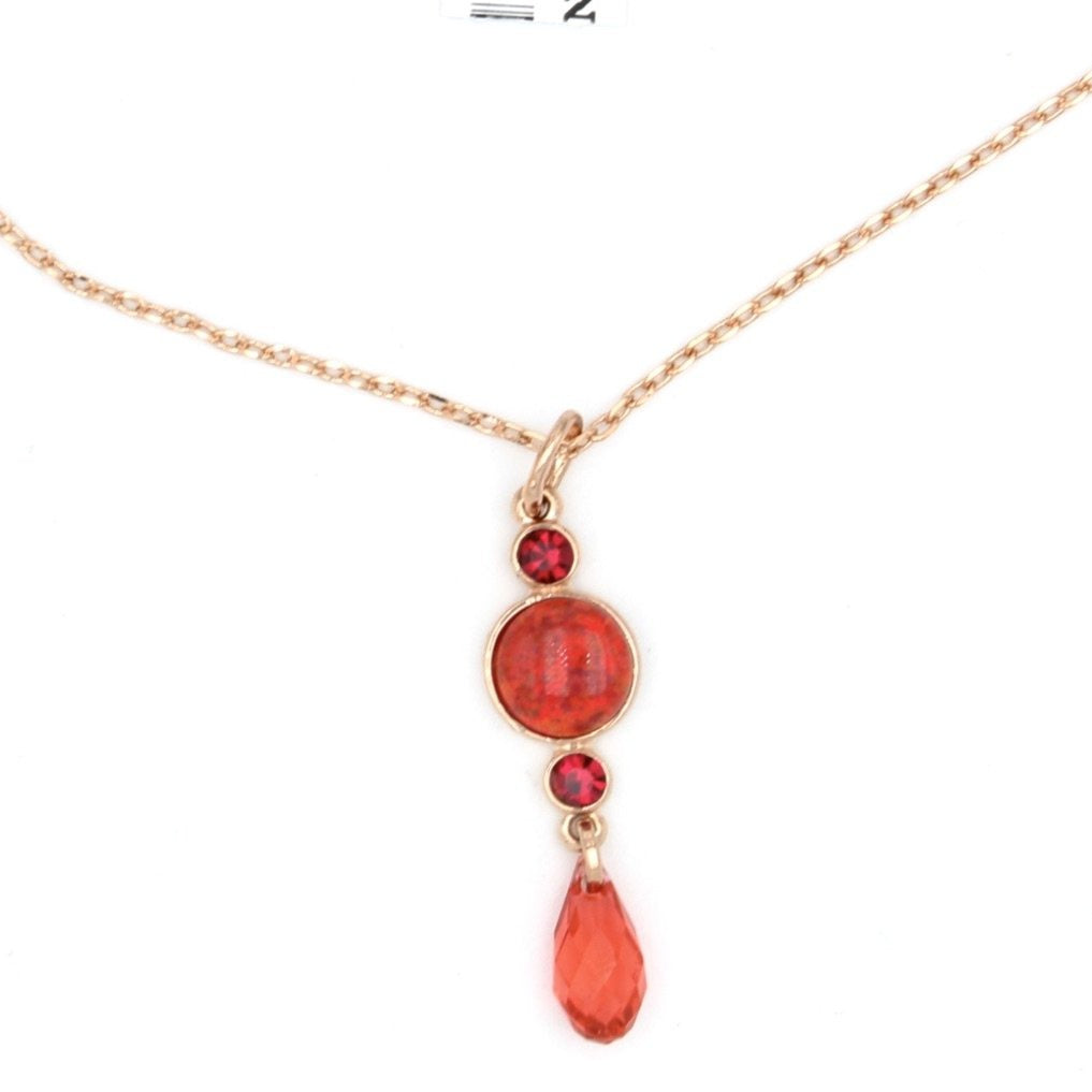 Firefly Pendant Necklace in Rose Gold - MaryTyke's