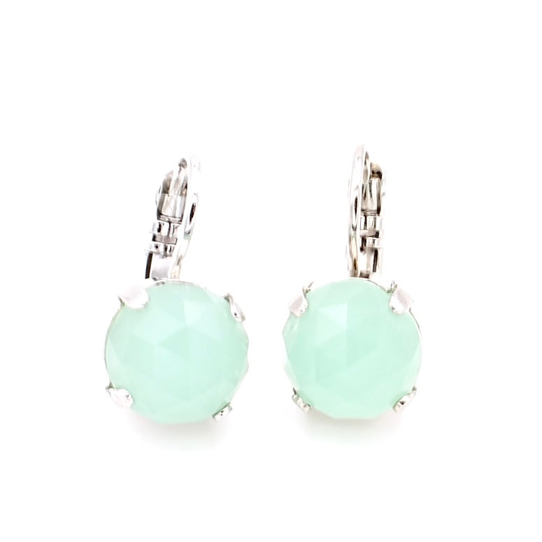 Green Quartz 10MM Crystal Earrings - MaryTyke's