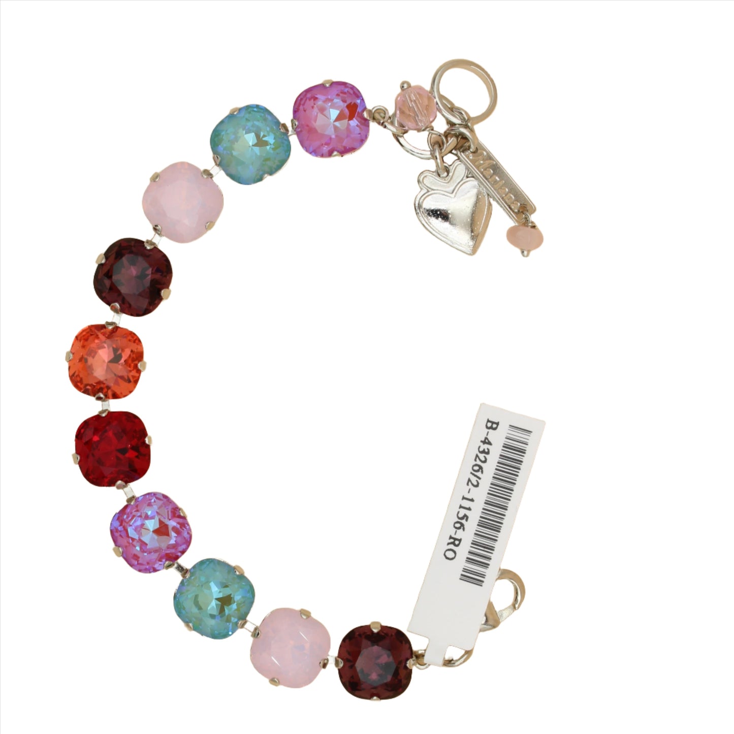 Enchanted Collection Cushion Cut 12MM Crystal Bracelet - MaryTyke's