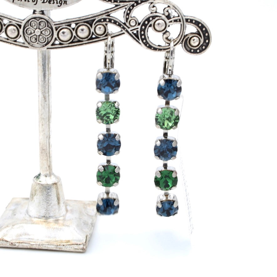 Chamomile Collection Five Crystal Earrings - MaryTyke's