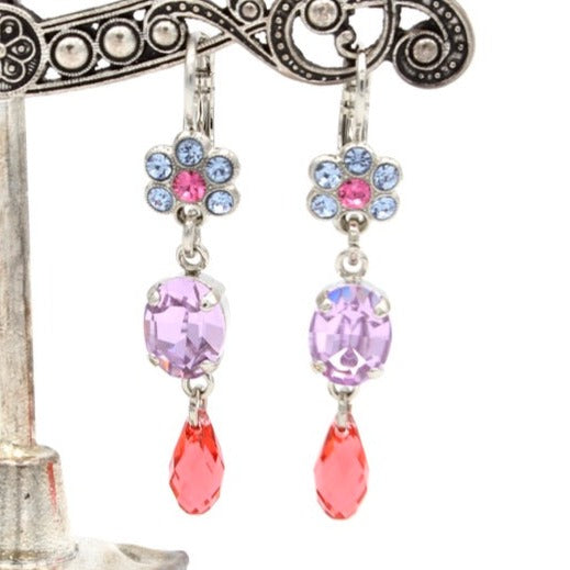 Joy Collection Flower Drop Earrings - MaryTyke's